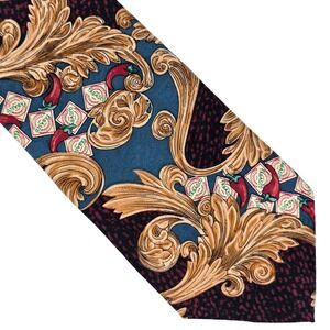 Tabasco Tie 57" Tabasco Hot Sauce Novelty Silk Tie Business Casual Chili Peppers